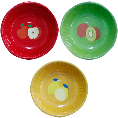 アートナップ　ＫＡＪＩＴＳＵ（果実）　ペーパーボール　１５ｃｍ　３柄アソート　ＫＴ－８２　１パック（４枚）1