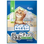 大王製紙　エリエールＰｅｔ　キミおもい　おしっこチェックできる　固まる紙のネコ砂　５Ｌ　１パック
