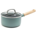 グリーンパン　メイフラワー　ソースパン（片手鍋）　１６ｃｍ　蓋付き　ＣＣ００２１７６－００１　１個