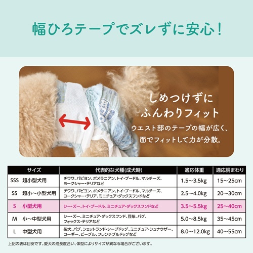 大王製紙　エリエールＰｅｔ　キミおもい　おうちくつろぎリラックスウェア　Ｓ　１パック（３６枚）3