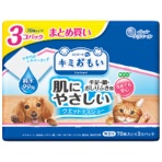 大王製紙　エリエールＰｅｔ　キミおもい　肌にやさしいウエットティシュー　純水９９％　１パック（２１０枚：７０枚×３個）