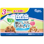 大王製紙　エリエールＰｅｔ　キミおもい　肌にやさしいウエットティシュー　ノンアルコール除菌　１パック（１８０枚：６０枚×３個）