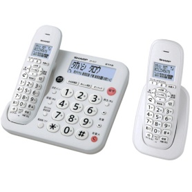 シャープ　デジタルコードレス電話機　受話子機＋子機１台　ホワイト系　ＪＤ－Ｇ５７ＣＬ　１台