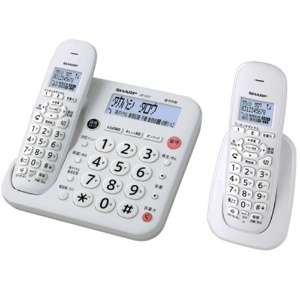 シャープ　デジタルコードレス電話機　受話子機＋子機１台　ホワイト系　ＪＤ－Ｇ５７ＣＬ　１台1