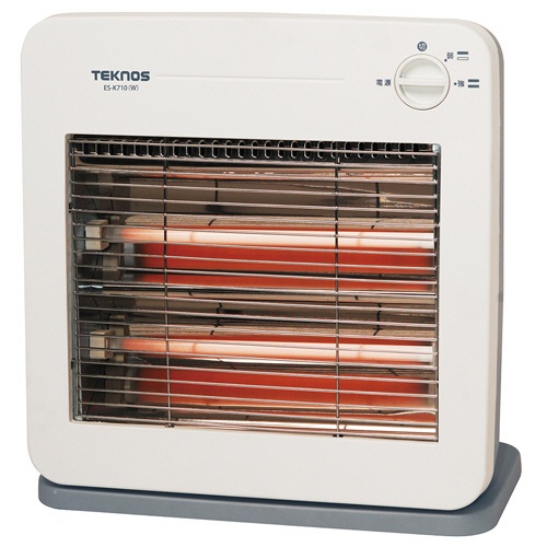 千住　ＴＥＫＮＯＳ　石英管電気ストーブ　８００Ｗ　ホワイト　ＥＳ－Ｋ７３０（Ｗ）　１台1