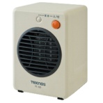 千住　ＴＥＫＮＯＳ　ミニセラミックファンヒーター　３００Ｗ　ホワイト　ＴＳ－３０１　１台