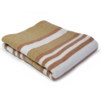 千住　ＴＥＫＮＯＳ　洗えるひざ掛け毛布　１２０×８０ｃｍ　ベージュ系　ＨＭ－１２９２　１枚