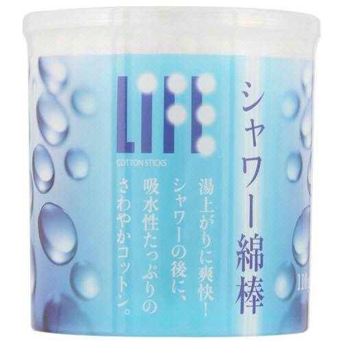 平和メディク　ライフ　シャワー綿棒　ケース入　１個（１１０本）1