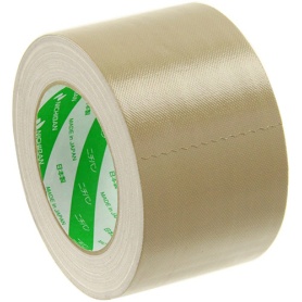 ニチバン　布粘着テープ　Ｎｏ．１０２Ｎ　重量物封かん用　７５ｍｍ×２５ｍ　黄土　１０２Ｎ７－７５　１巻