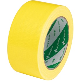 ニチバン　布粘着テープ　Ｎｏ．１２１　中軽量物封かん用　５０ｍｍ×２５ｍ　黄　１２１２－５０　１巻