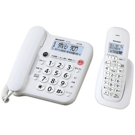 シャープ　デジタルコードレス電話機　子機１台　ホワイト系　ＪＤ－Ｇ３３ＣＬ　１台