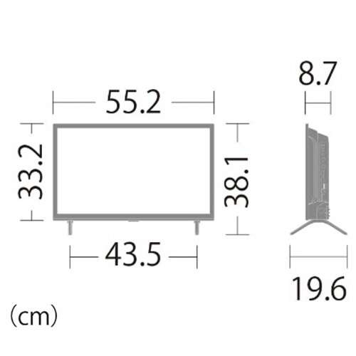 シャープ　ＡＱＵＯＳ　ＥＦ１ライン　液晶テレビ　２４型　２Ｔ－Ｃ２４ＥＦ１　１台4