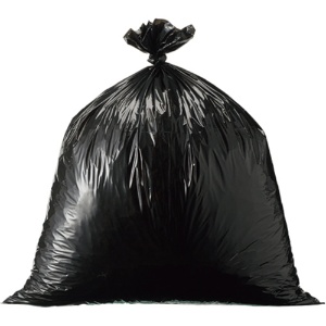 ＴＡＮＯＳＥＥ　リサイクルポリ袋　黒　２０Ｌ　１パック（２０枚）2