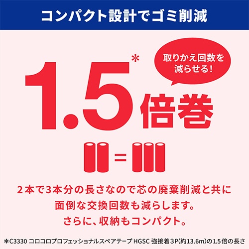 ニトムズ　コロコロ　プロフェッショナルクリーナー　ハイグレード強接着　スカットカット　スペアテープ　幅１６０ｍｍ×１１５周巻　ＣＣ０００９　１箱（６巻）9