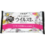 カミ商事　エルモア　除菌９９．９％ウエットティッシュ　ウイルス除去　アルコールタイプ