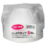 アートナップ 使い切り食器 どんぶりカップ 600mL P-4708 1パック(8枚)