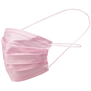 リーブル　混入対策マスク　頭掛け用　ピンク　Ｎｏ．２８３６　１箱（１００枚）2