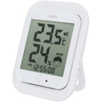 ドリテック　デジタル温湿度計　ルーモ　ホワイト　Ｏ－２９３ＷＴ　１個