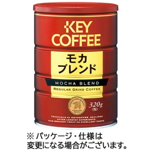 キーコーヒー　モカブレンド缶　３２０ｇ（粉）　１缶1