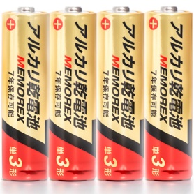 メモレックス・テレックス　アルカリ乾電池　単３形　ＬＲ６／１．５Ｖ　４０Ｓ７　１パック（４０本）