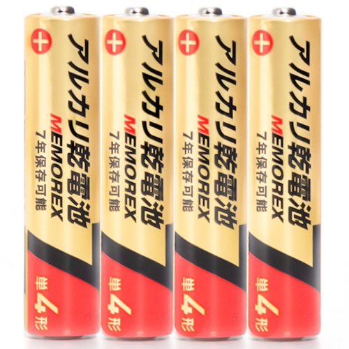 メモレックス・テレックス　アルカリ乾電池　単４形　ＬＲ０３／１．５Ｖ　４０Ｓ７　１パック（４０本）1