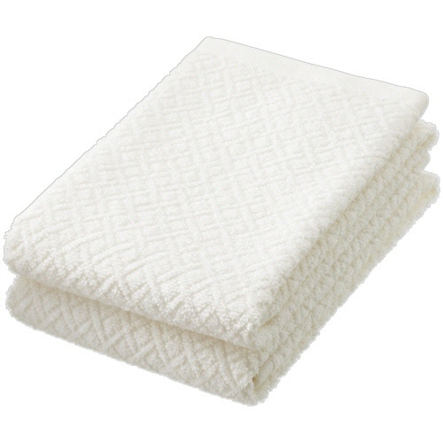 林　ホテルタイプフェイスタオル（バラエティカラー）　アイボリー　ＦＬ６０４９１３　１パック（２枚）1