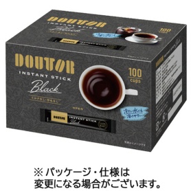 ドトールコーヒー　インスタントスティックブラック　１箱（１００本）