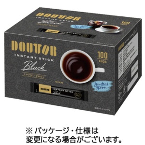ドトールコーヒー　インスタントスティックブラック　１箱（１００本）1