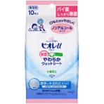 花王　ビオレｕ　除菌やわらかウェットシート　ノンアルコールタイプ　１パック（１０枚）