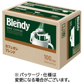 味の素ＡＧＦ　ブレンディ　レギュラーコーヒー　ドリップパック　カフェオレ・ブレンド　１箱（１００袋）