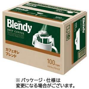味の素ＡＧＦ　ブレンディ　レギュラーコーヒー　ドリップパック　カフェオレ・ブレンド　１箱（１００袋）1