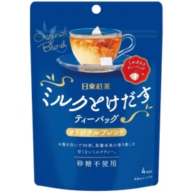 三井農林　日東紅茶　ミルクとけだすティーバッグ　オリジナルブレンド　１パック（４バッグ）
