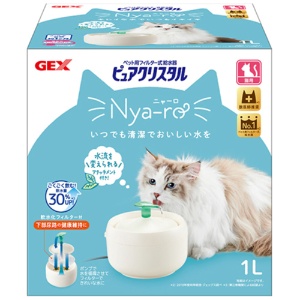 ジェックス　ピュアクリスタル　ニャーロ　１Ｌ　猫用　オフホワイト　１台1