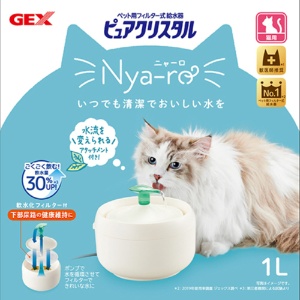 ジェックス　ピュアクリスタル　ニャーロ　１Ｌ　猫用　オフホワイト　１台3