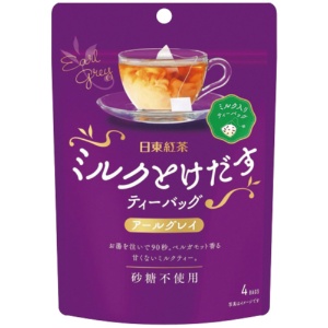 三井農林　日東紅茶　ミルクとけだすティーバッグ　アールグレイ　１パック（４バッグ）1