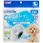 ジェックス　ピュアクリスタル　活性炭フィルター　全円　犬用　１パック（２個）