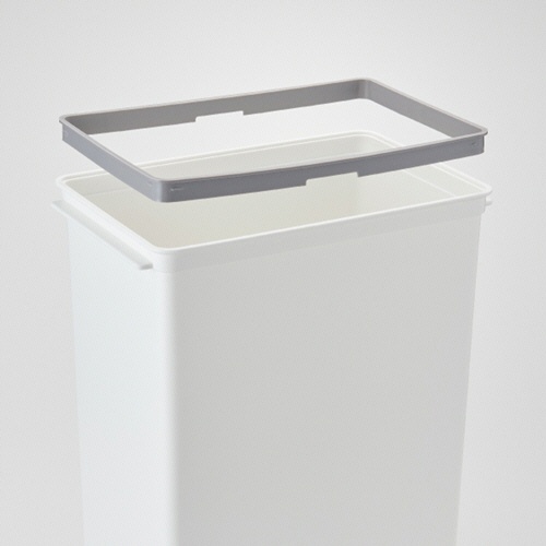 ライクイット　フロントオープントラッシュビン　ホワイト　２５Ｌ　スリム　ＬＢＤ－０８　１台2
