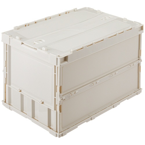 エコン　カラーオリコン　フタ付き　５０Ｌ　ホワイトグレー　５６０３２０ＷＨＴＳＵ　１台1