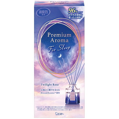 エステー　消臭力　Ｐｒｅｍｉｕｍ　Ａｒｏｍａ　Ｆｏｒ　Ｓｌｅｅｐ　Ｓｔｉｃｋ　寝室用　トワイライトローズ　本体　５０ｍＬ　１個1