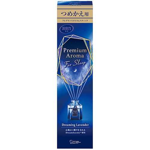エステー　消臭力　Ｐｒｅｍｉｕｍ　Ａｒｏｍａ　Ｆｏｒ　Ｓｌｅｅｐ　Ｓｔｉｃｋ　寝室用　ドリーミングラベンダー　つめかえ用　５０ｍＬ　１個1