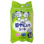 ペットプロジャパン　ＰｅｔＰｒｏ　犬猫用　目やにとりシート　１パック（３２枚）