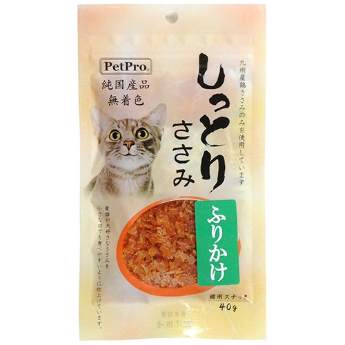 ペットプロジャパン　ＰｅｔＰｒｏ　純国産しっとりささみ　ふりかけ　４０ｇ　１パック1