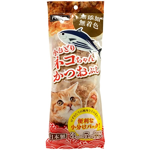 ペットプロジャパン　ＰｅｔＰｒｏ　小おどりネコちゃんかつおぶし　（３ｇ×５パック）　１袋1