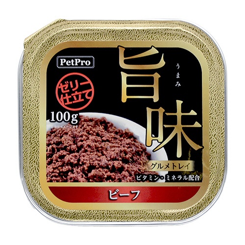 ペットプロジャパン　ＰｅｔＰｒｏ　旨味グルメトレイ　ビーフ　１００ｇ　１個1