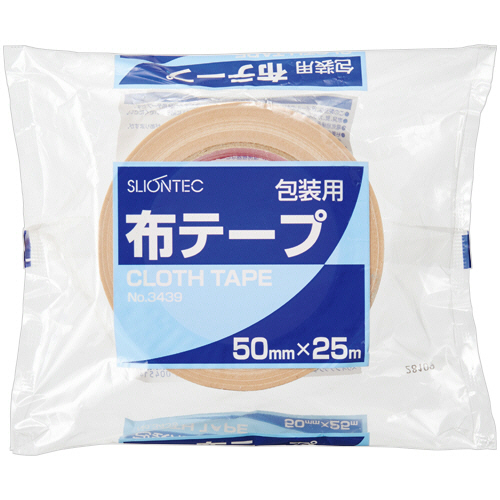 たのめーる】スリオンテック 布テープ No.3439 50mm×25m 厚み たのめーる】スリオンテック 布テープ No.3439 50mm×25m 厚み