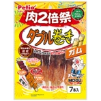 ペティオ　ダブル巻き　ガム　肉２倍祭　１３０７９３　１パック（７本）