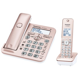 パナソニック　コードレス電話機（子機１台付）　ピンクゴールド　ＶＥ－ＧＤ５８ＤＬ－Ｎ　１台