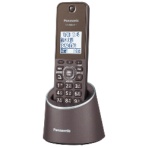 パナソニック　デジタルコードレス電話機（充電台付親機および子機１台）　ブラウン　ＶＥ－ＧＤＳ１８ＤＬ－Ｔ　１台