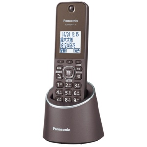パナソニック　デジタルコードレス電話機（充電台付親機および子機１台）　ブラウン　ＶＥ－ＧＤＳ１８ＤＬ－Ｔ　１台1