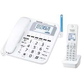パナソニック　コードレス電話機（子機１台付）　ホワイト　ＶＥ－ＧＥ１８ＤＬ－Ｗ　１台